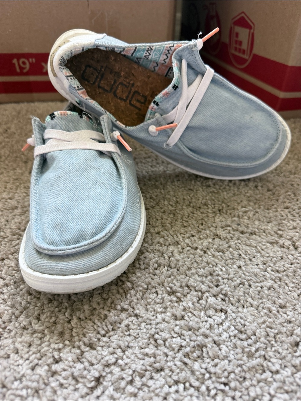 Women’s Hey Dudes ‘Wendy’ in Boho Light Denim